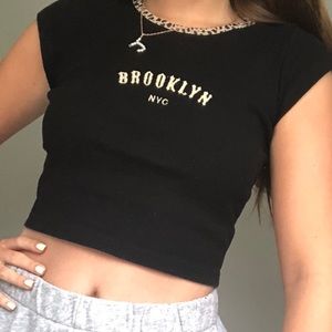 Brooklyn John Galt Brandy Melville baby tee